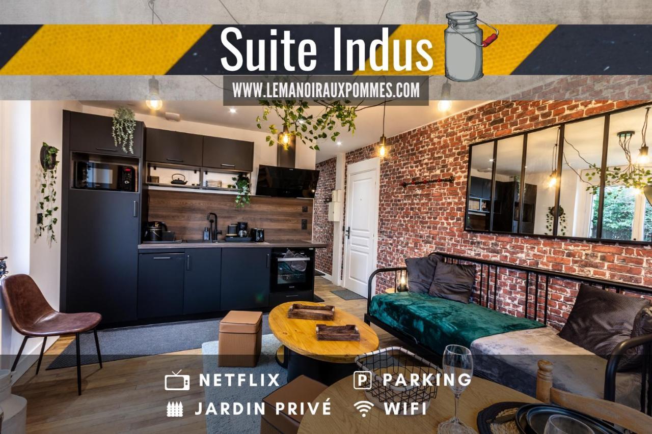 Suite Indus - Jardin, Netflix Et Parking - Le Manoir Aux Pommes Orbec Экстерьер фото