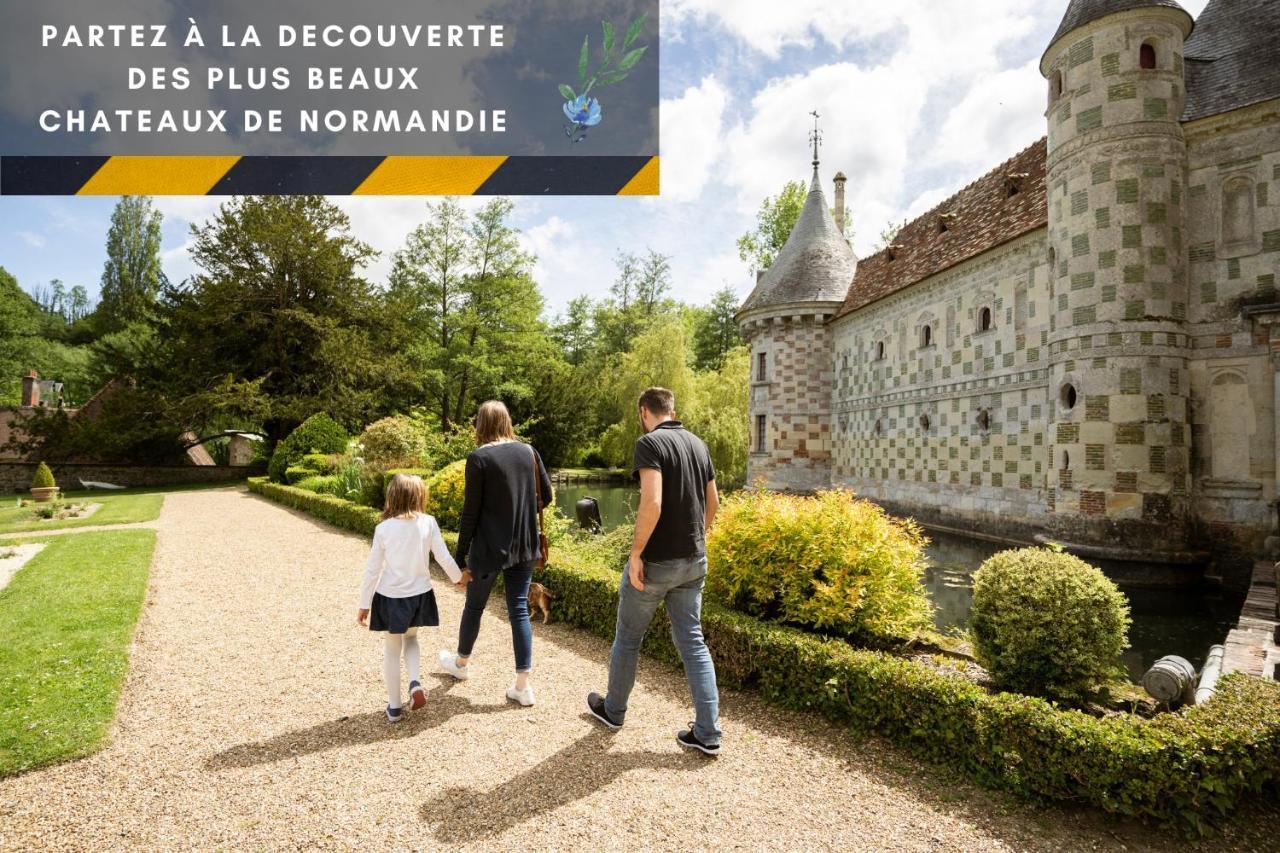 Suite Indus - Jardin, Netflix Et Parking - Le Manoir Aux Pommes Orbec Экстерьер фото